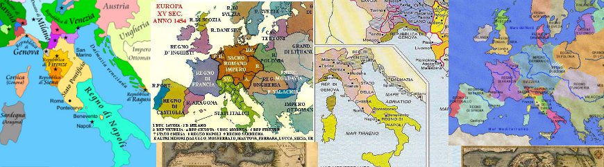 La geografia dell'Italia e dell'Europa nel XV secolo