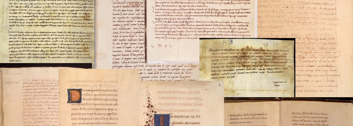 Alcuni manoscritti e documenti d'archivio delle lettere