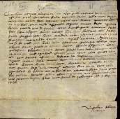 Firenze, Archivio di Stato, Mediceo avanti il Principato, filza XVII, n. 165r